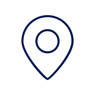 Das Bild zeigt ein Standortmarker-Symbol auf transparentem Hintergrund.